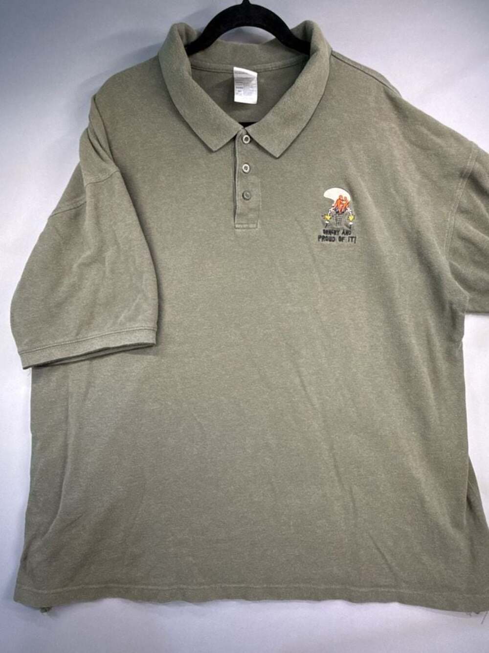 Vintage Warner Bros Studio Store Yosemite Sam Ornery and Proud of It Polo Shirt
